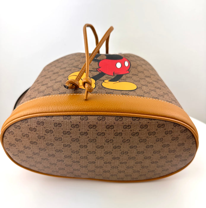 Gucci x Disney GG Supreme canvas bucket bag