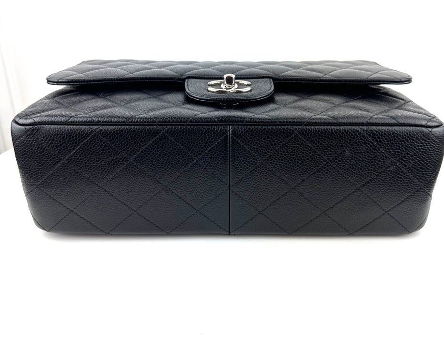 Chanel Classic Jumbo Caviar Black bag