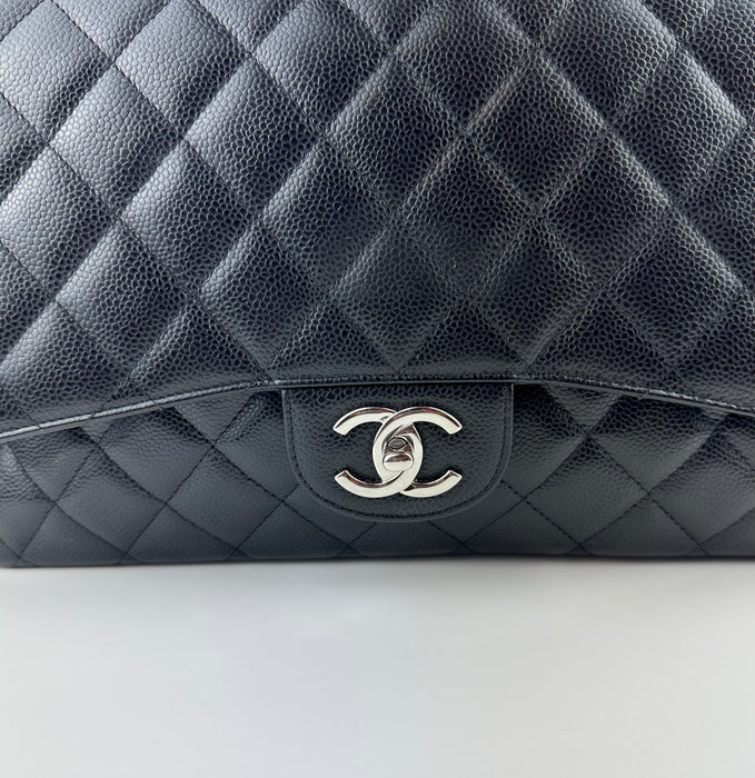 Chanel Classic Maxi Double Flap Bag Black