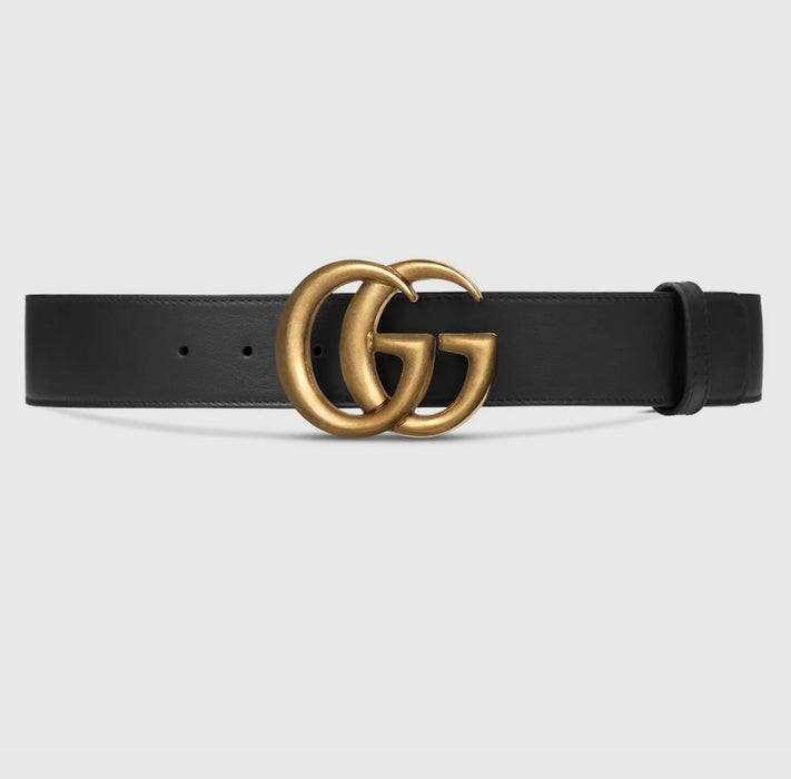 Gucci re edition wide leather belt