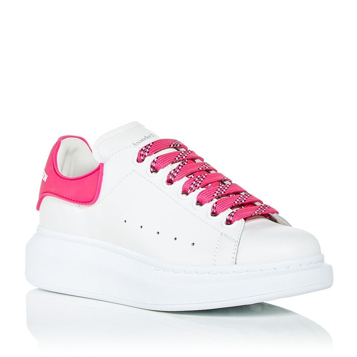 Alexander McQueen Women's Women's Neon Sneakers - White Pink