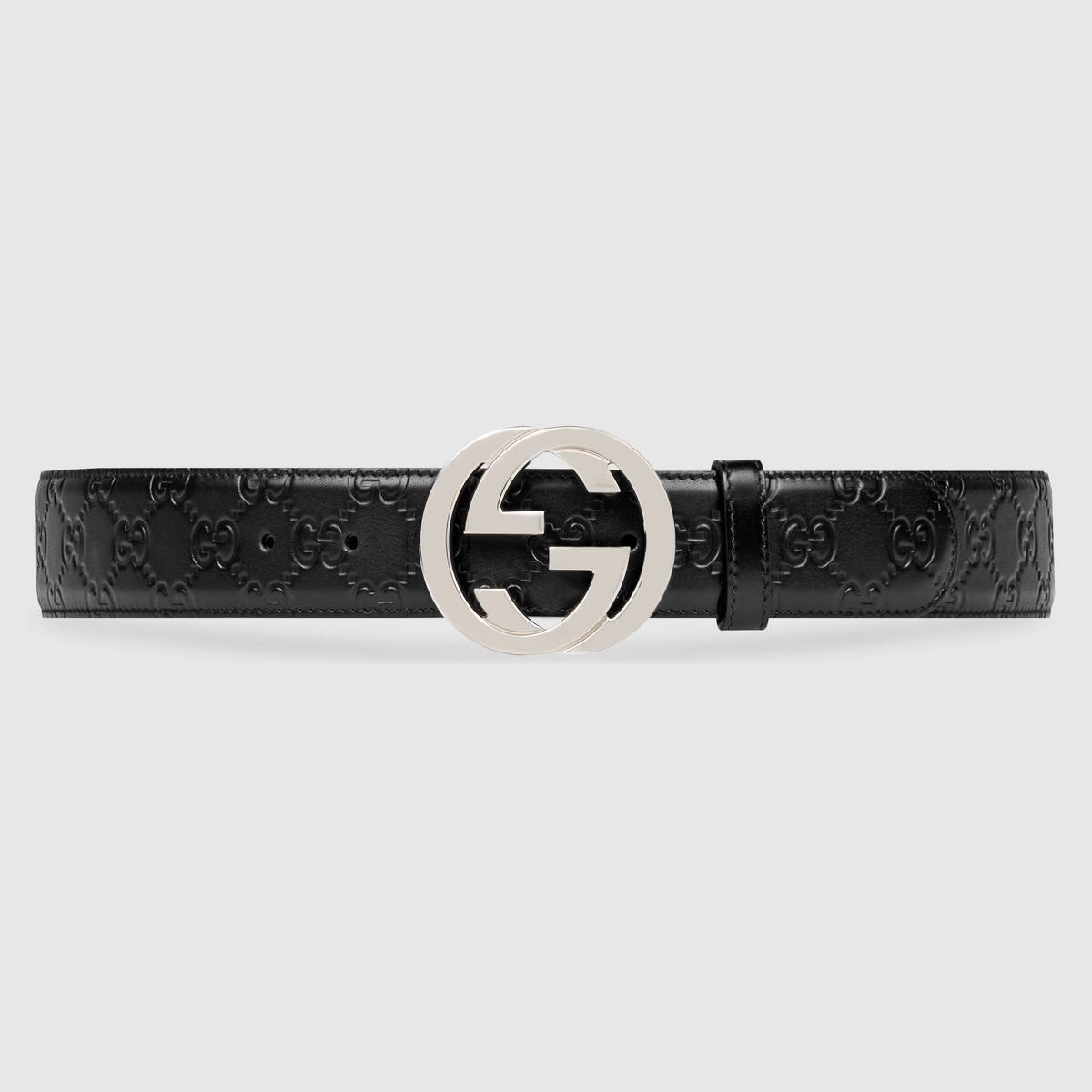 GUCCI SIGNATURE BELT WITH G BUCKLE 70/28 — LSC INC