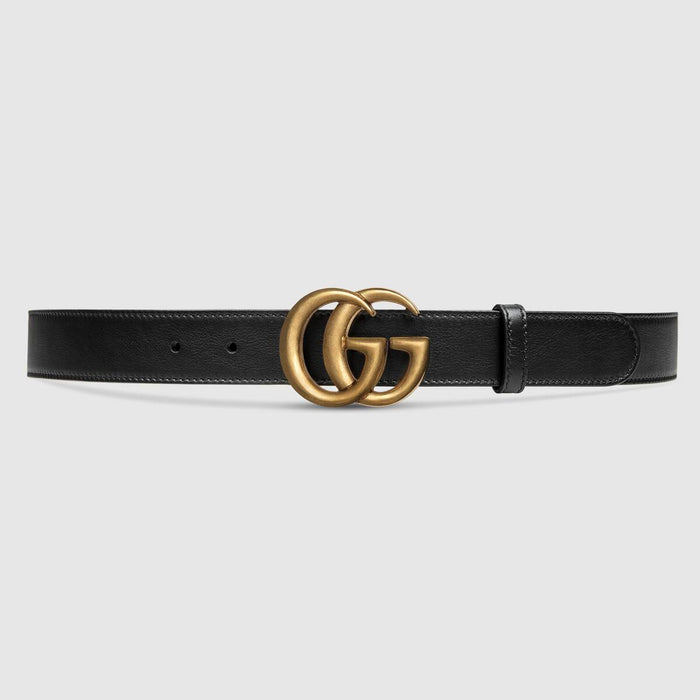 Gucci Leather belt with Double G buckleGucci Leather belt with Double G buckle