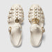 GUCCI  RUBBER SANDAL WITH CRYSTALS - LuxurySnob