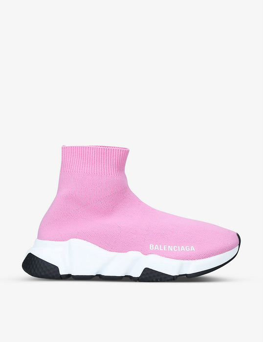 Balenciaga Speed Knit Sneaker in Pink