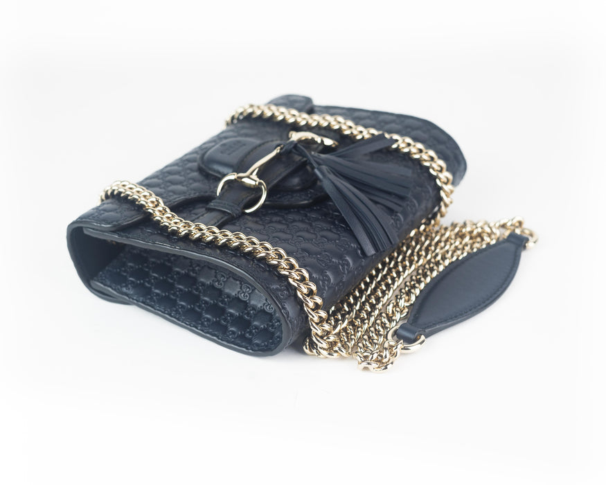 Gucci Emily Guccissima Mini Chain Bag