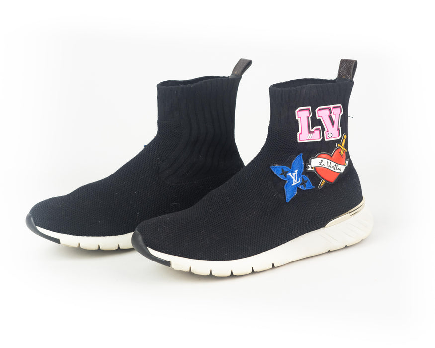Louis Vuitton Patches Sock Sneakers