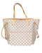 Louis Vuitton Neverfull MM in Damier Azur and Rose Ballerine