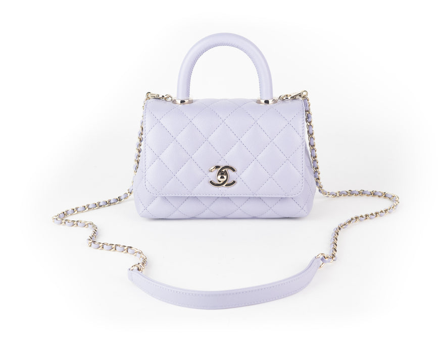 Chanel Mini Top Handle Flap Bag