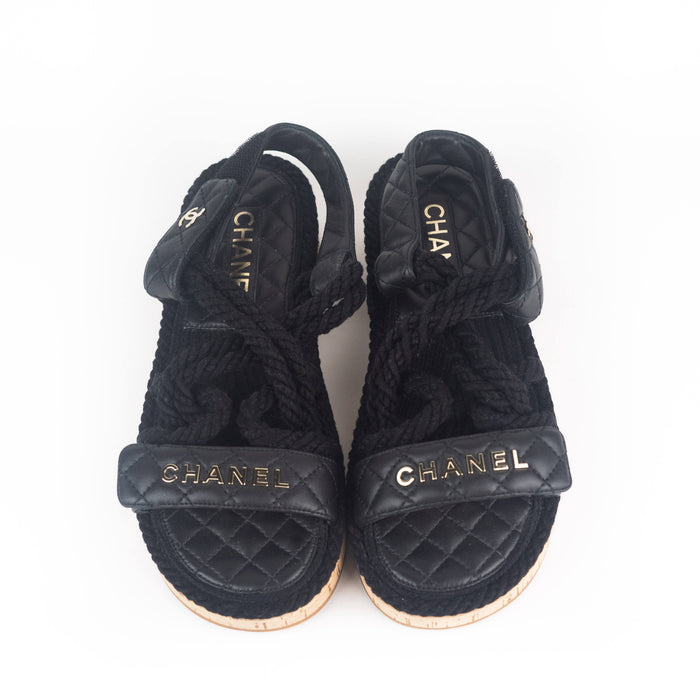 Chanel Cord Rope Sandals