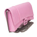 Balenciaga Hourglass Wallet with Chain pink