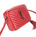 Saint Laurent Lou Camera Bag in Red Quilted Leather