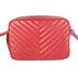Saint Laurent Lou Camera Bag in Red Quilted Leather