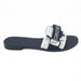 Dior (R)evolution Slides in Blue and White Technical Fabric with Dior Étoile Print