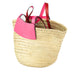 Christian Louboutin Loubishore Woven Tote Bag in Pink Leather