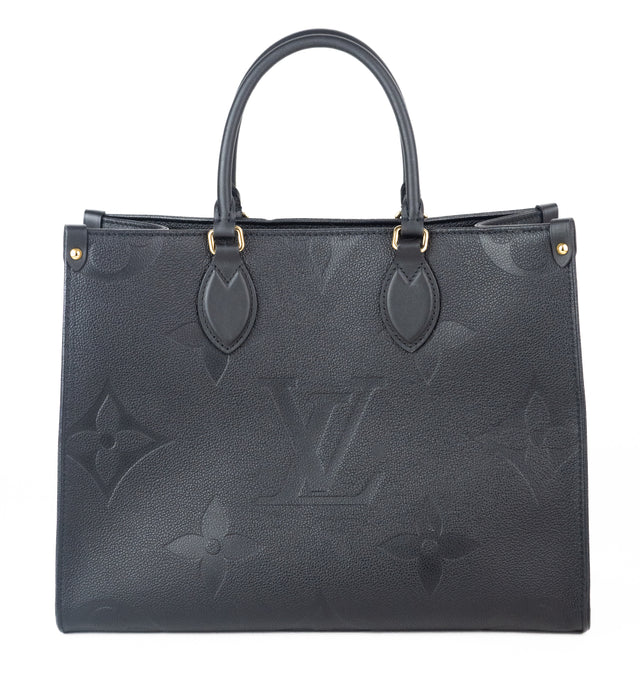 Louis Vuitton On the Go MM in Black