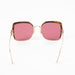 Fendi F is Fendi Pink Oversized Square Sunglasses