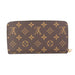 Louis Vuitton Zippy Wallet in Brown