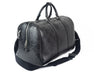 Gucci GG Embossed Duffle Bag in Black Leather