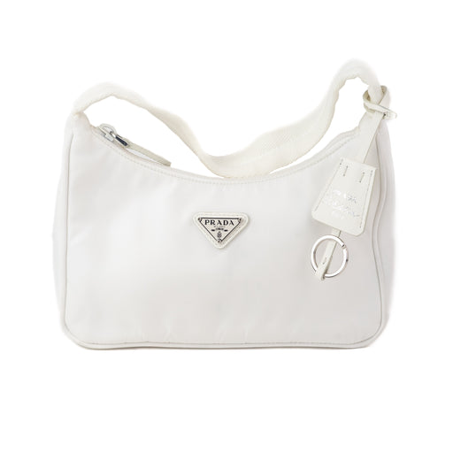 Prada Re-edition 2005 Re-nylon Bag In White