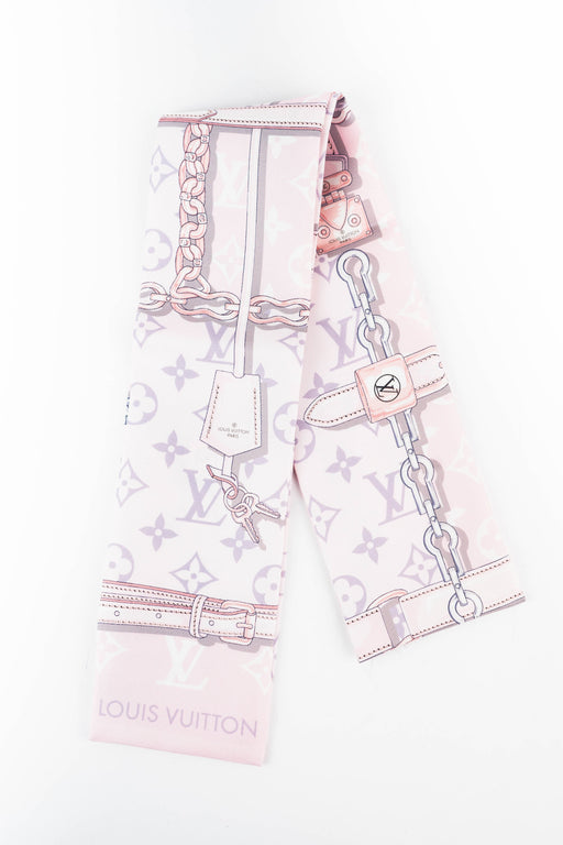 Louis Vuitton Light Pink Monogram Confidential Silk Bandeau Louis Vuitton