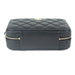 Chanel Calfskin Quilted CC Vanity Case in Black