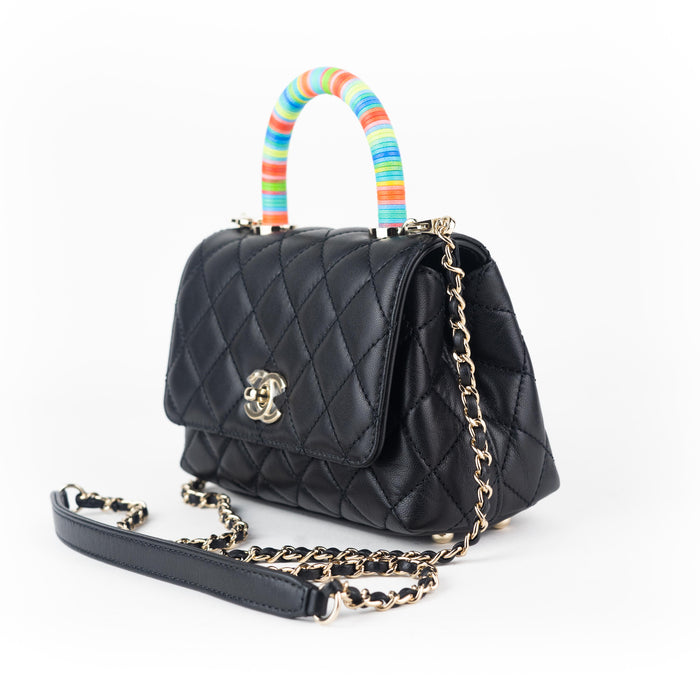 Chanel Extra Mini Rainbow Top Handle Bag