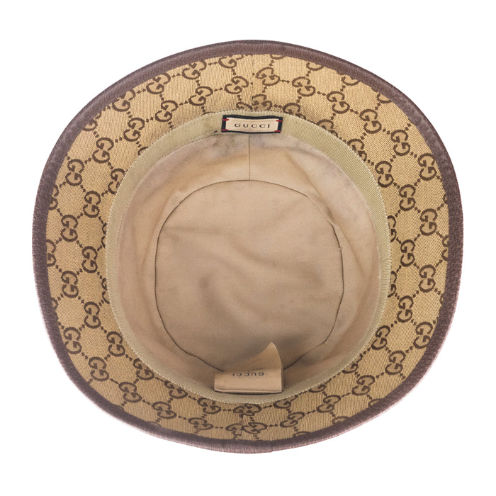 Gucci GG Canvas Bucket Hat in Brown