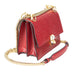 Fendi Small Red Leather Zucca Kan Bag