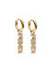 Fendi Signature Gold Earrings