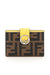 Fendi Yellow Leather Gusseted Card Holder