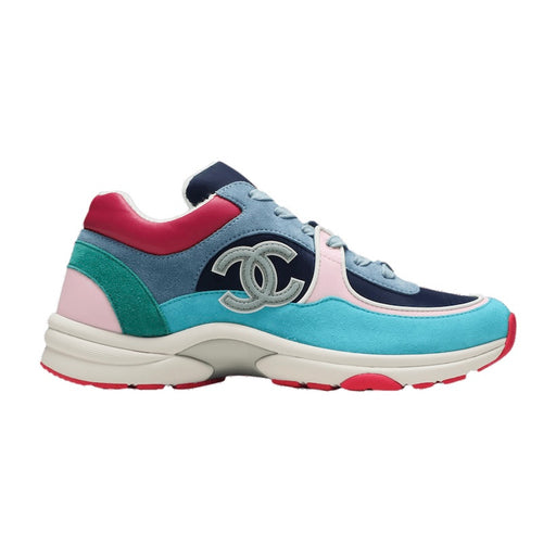 Chanel WMNS Sneakers in Navy and Turquoise
