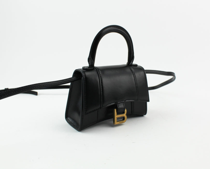 Balenciaga Mini Hourglass Top Handle Bag