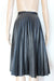Topshop Pleated Leather Skirt