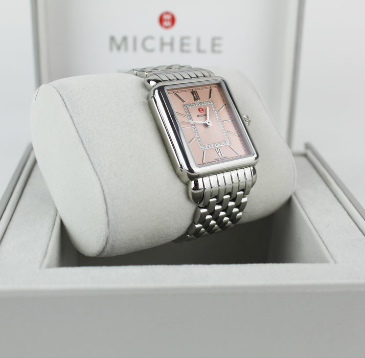 Michele Deco Silver Watch