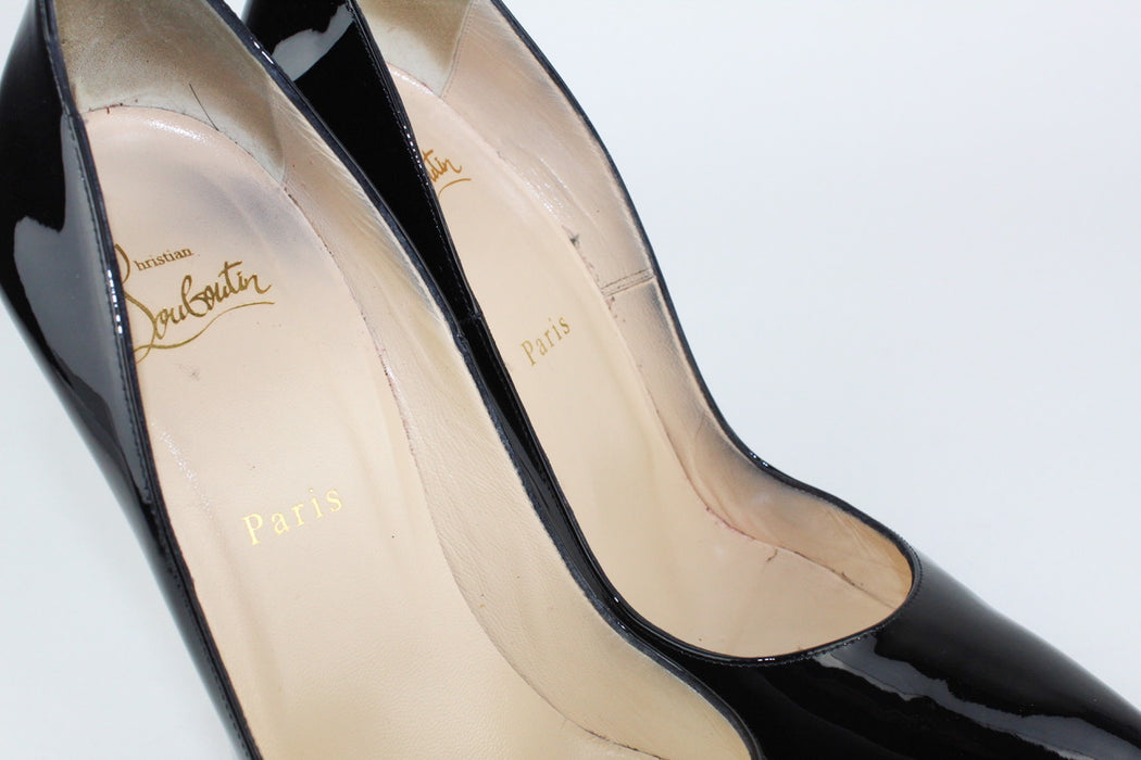 Christian Louboutin Patent So Kate Patent in Black