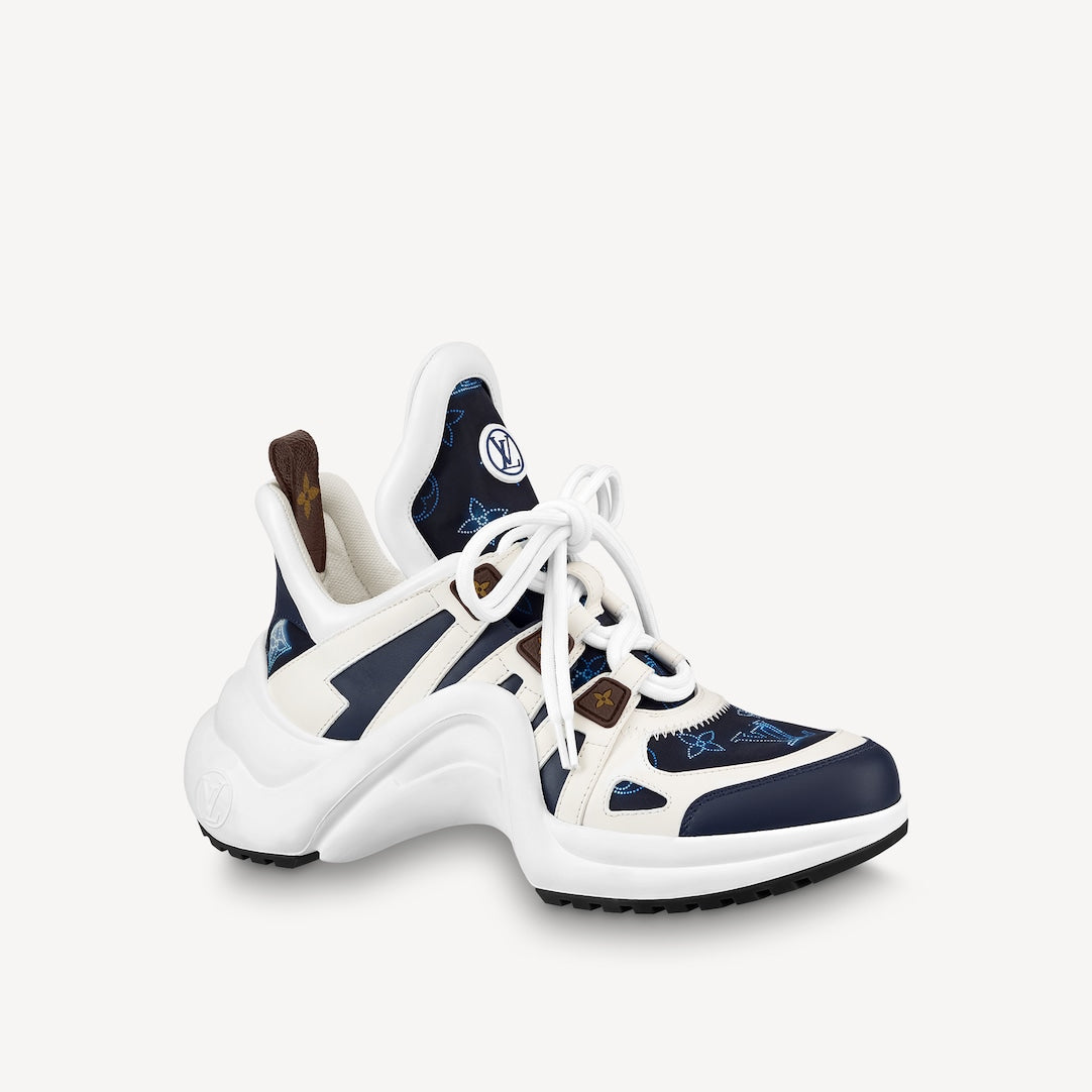 Louis Vuitton LV Archlight Trainers in Navy Blue and White — LSC INC