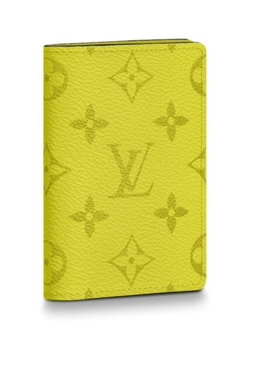 Louis Vuitton Monogram Taigarama Pocket Organizer in Neon Yellow 