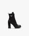 Prada Brushed Leather and Nylon Booties in Black