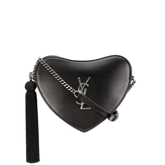 Saint Laurent Heart Crossbody in Smooth Leather