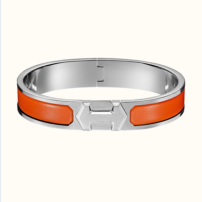 Hermes Super H  bracelet orange