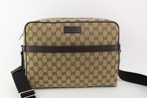 Gucci GG Canvas Crossbody Large Messenger Bag — LSC INC