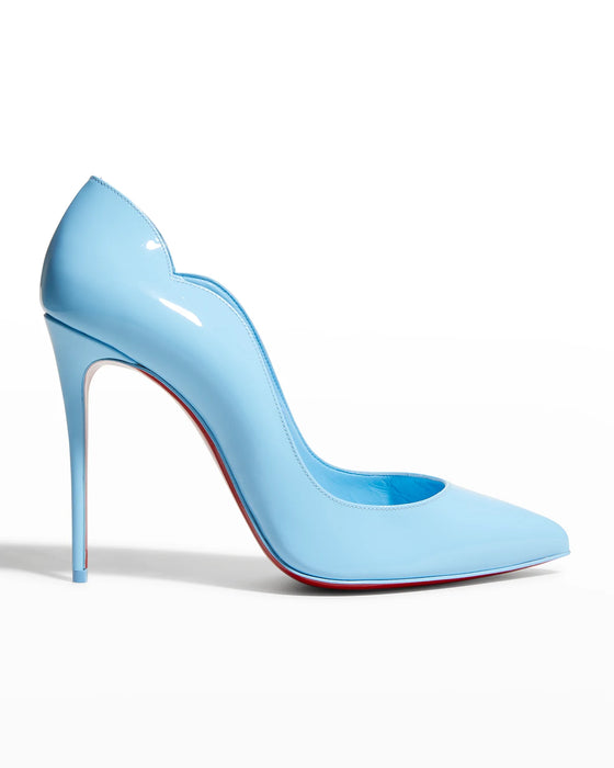 Christian Louboutin Hot Chick Patent Leather Pumps in Light Blue