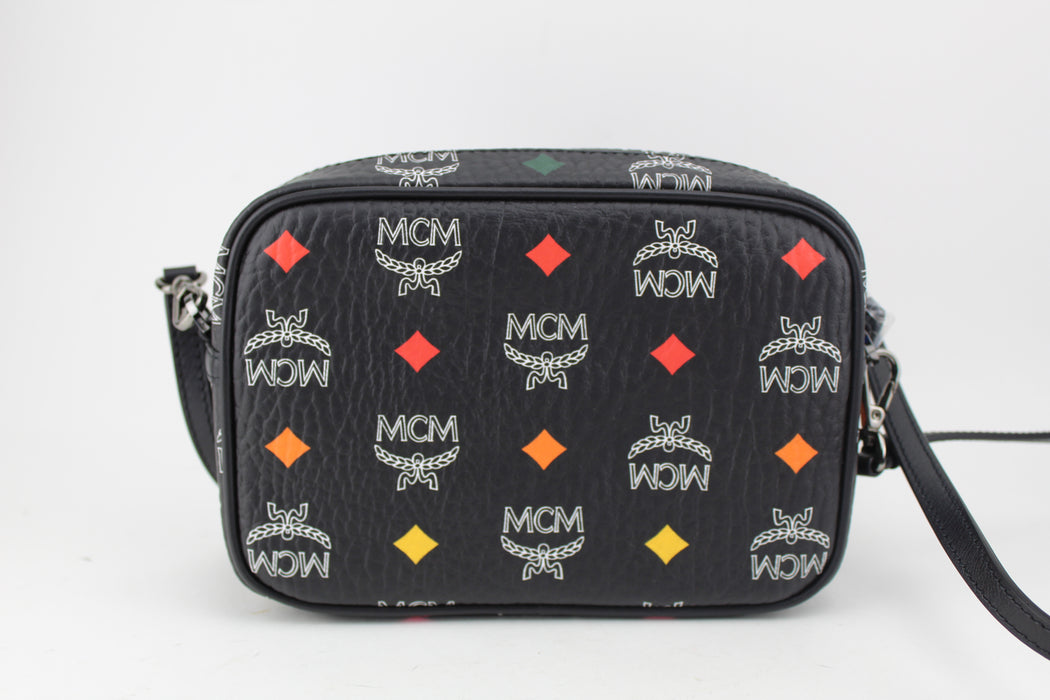 MCM Visetos Crossbody Camera Bag