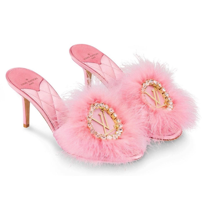 Louis Vuitton Marylin Slippers in Pink