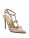 Valentino Patent Rockstud Caged Pump in Poudre