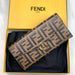 Fendi Continental Wallet in brown leather