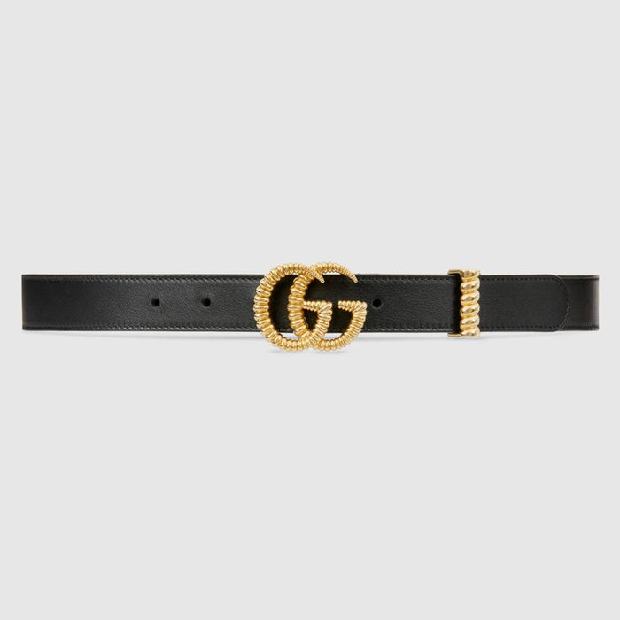 Gucci GG Torchon Leather Belt