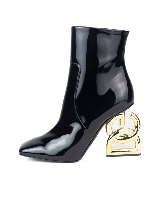 Dolce & Gabbana Patent leather DG  ankle boots