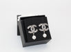 Chanel Silver and Pearl Earrings